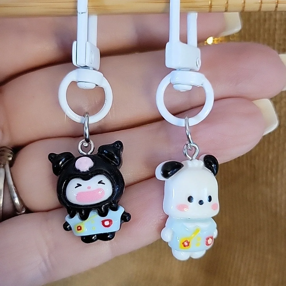 SANRIO ZIPPER PULL BAG CHARMS, CHOICE OF STYLE